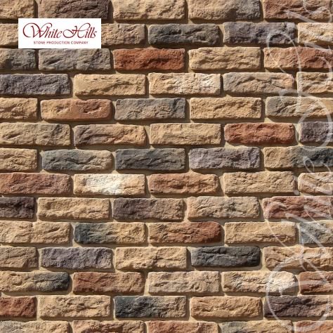 Облицовочный камень White Hills, Брюгге Брик, цвет 319-40