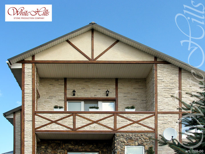 Облицовочный камень White Hills, Фьорд Лэнд, цвет 200-00