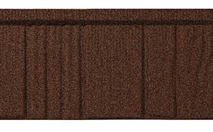 Композитная черепица рядовая Decra Stratos Тик